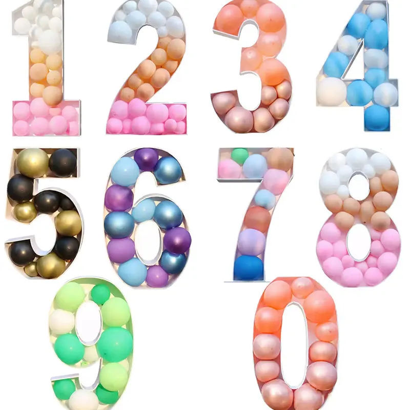 

Letter Number KT Board Party Balloon Filling Box Frame Alphabet DIY Letter Baby Shower Birthday Balloon