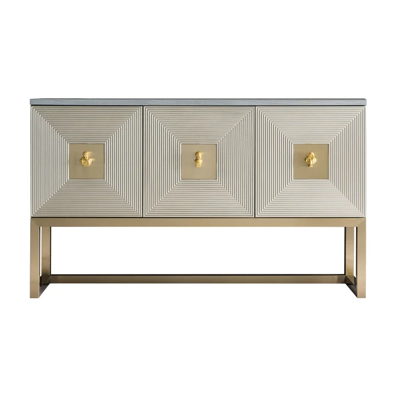 Light luxury entrance cabinet, simple aisle storage cabinet in the living room against the wall