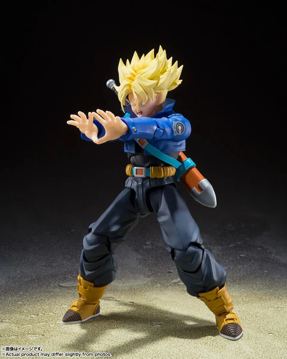 Bandai S.H.Figuarts SHF Super Saiyan Trunks Reissue Boy From the Future Dragon Ball Z Anime Model Toy