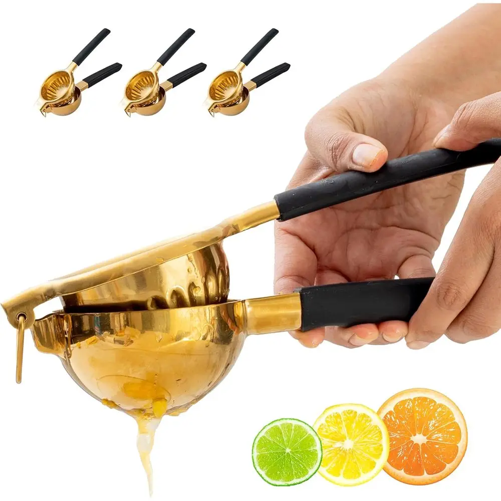 Premium Quality Hand Juicer, Heavy Duty Stainless Steel, Citrus Juicers, Lime, Lemon, Orange, Mixologists, Bars, Fruit Juice Ext