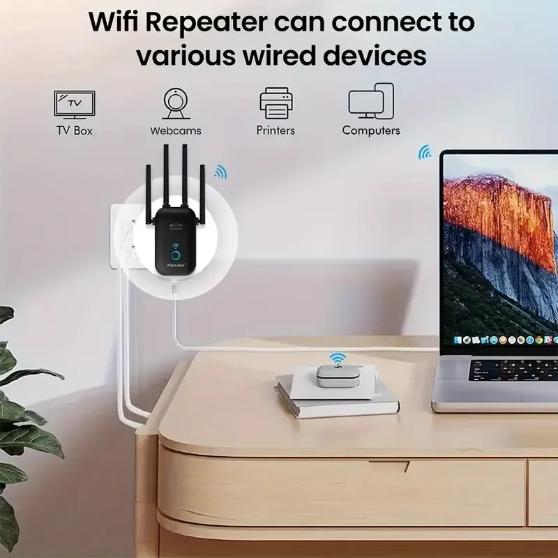 PIX-Link 1200M Dual Band Wi-Fi Router, Faster Wi-Fi with MU-MIMO,Easy setup, WiFi Range Extender with 4 Antennas, AC35