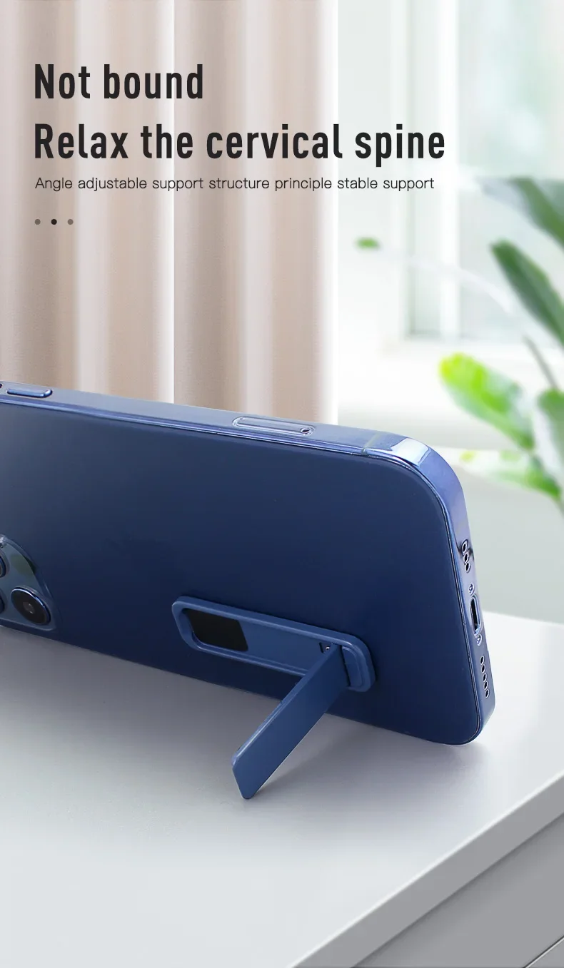 Bunter Metallhalter für Mobiltelefone, Streifenform, Aufkleber auf der Rückseite, einfache tragbare Handyhalterung für iPhone 16, 15, 14, Xiaomi – Detail 3