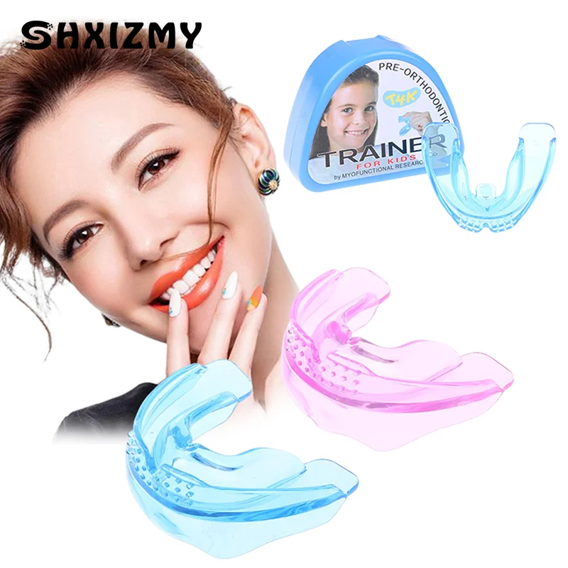 1pc Teeth Trainer for Kids Children Teeth Orthodontic Appliance Dental Alignment Braces Mouthpieces Phase Soft and Hard