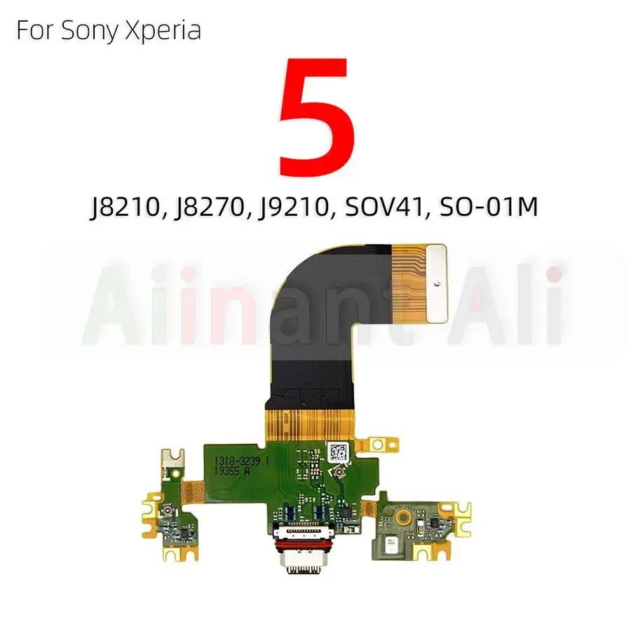 AiinAnt USB Dock Charging Connector Port Charger Flex Cable For Sony Xperia 1 5 10 I II III 2 3 Plus Compact Premium