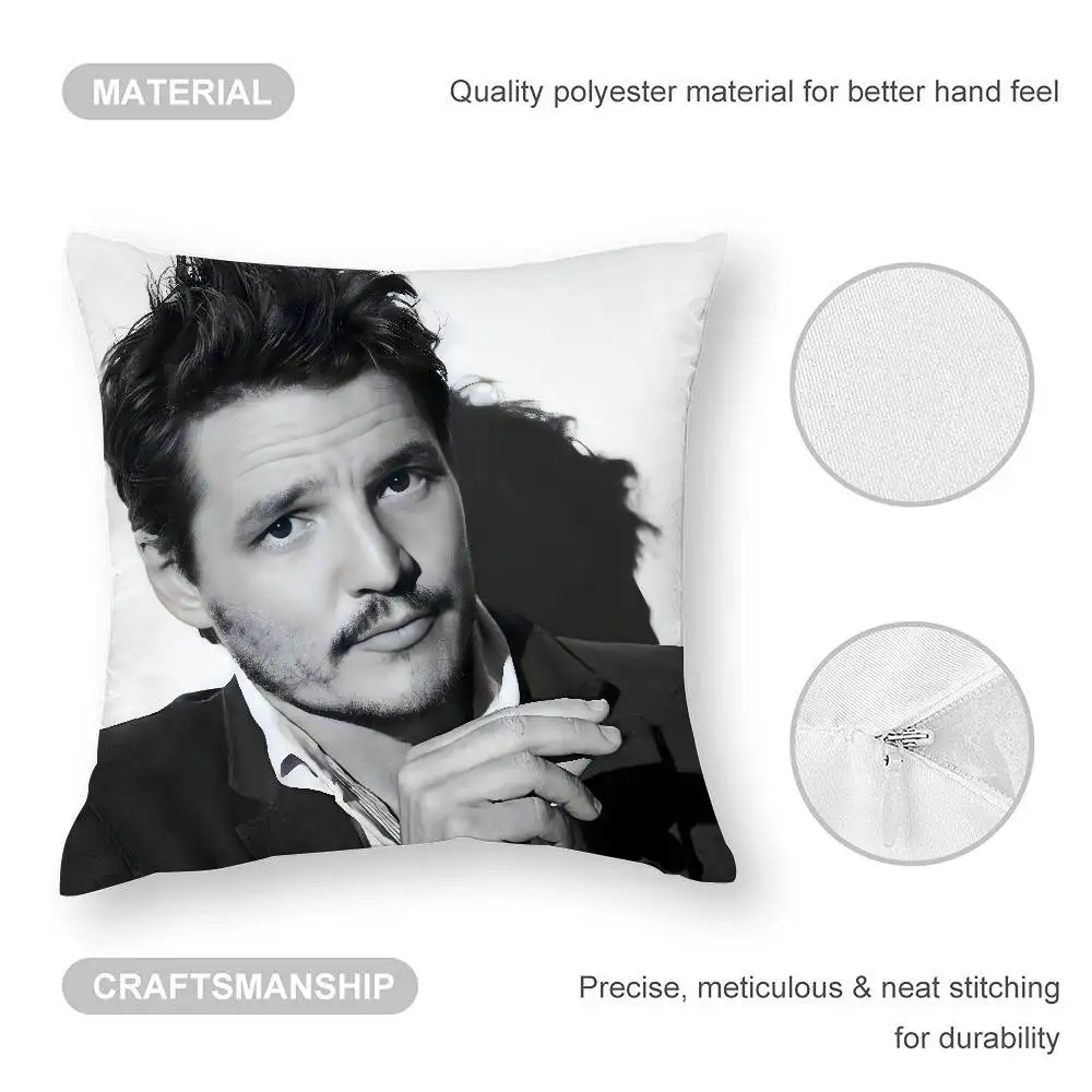 بيدرو باسكال دادي فينج كيس وسادة نسيج قطيفة لينة المخدة مزدوجة الوجهين طباعة غطاء الوسادة الهدايا المنزلية #5