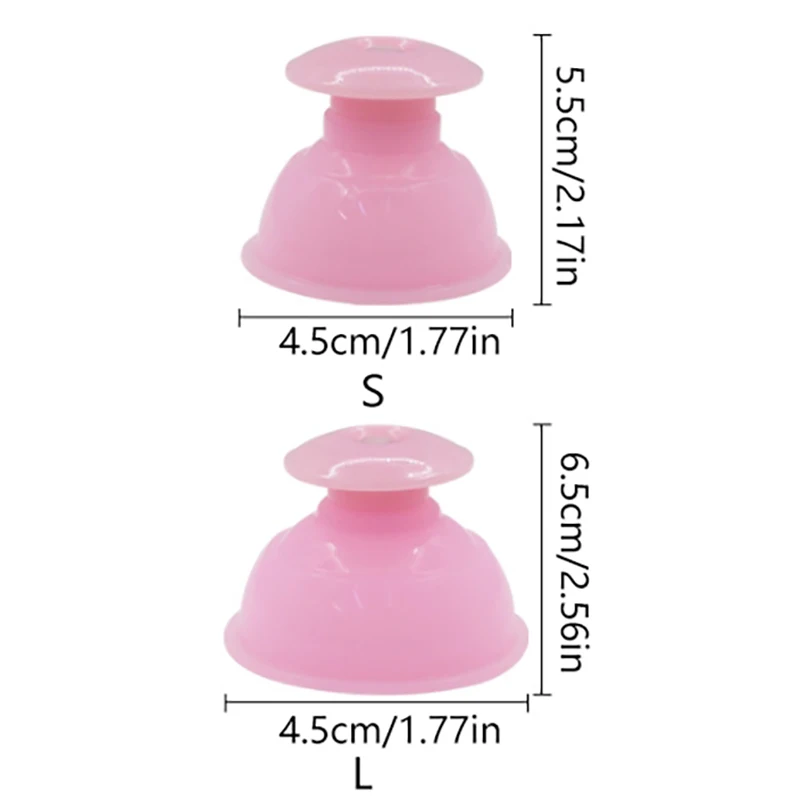 Silicone natural cupping massagem copo, tanque de vácuo para o corpo, pescoço, pescoço, olho, cuidados faciais, anti-envelhecimento ferramenta de beleza, 1pc