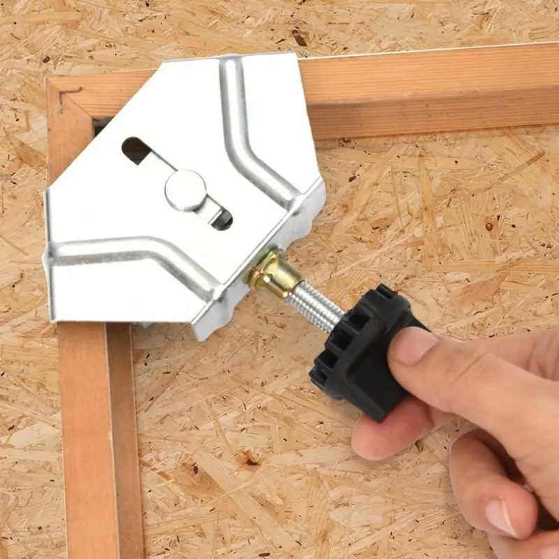 New-preferred90 Degree Right Angle Clamp Stainless Steel Quick Clip Sturdy Corner Locator for Carpentry Welding Framing Projects