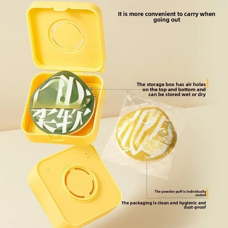 Camera Empty Air Cushion Puff Box Portable Cosmetic Makeup Case Container With Powder Sponge For BB Cream Foundation