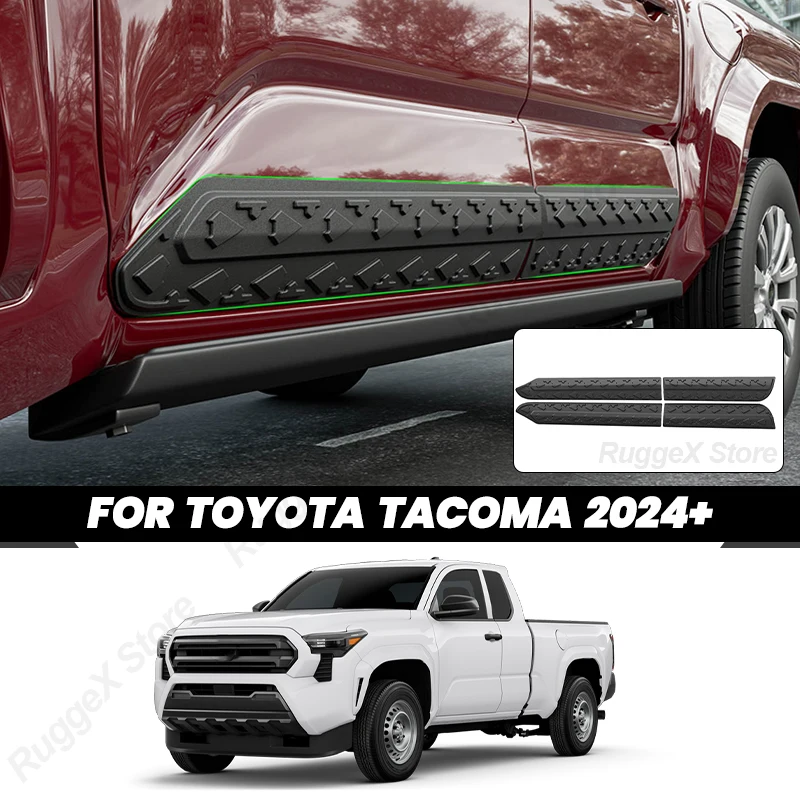 

For Toyota Tacoma 2024+ Door Scratch Guard Panel Cover Lower Door Trim Protector Exterior Upgrade Car Accessories Widebody Kits