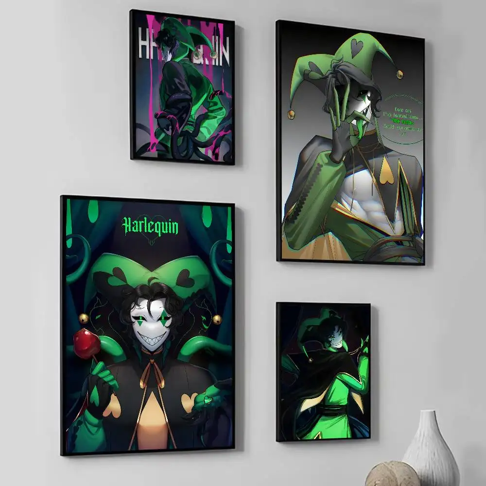 Anime The F-Freak C-Circus Harlequin Game Posters Fancy Wall Sticker for Living Room Bar Decoration Wall Decor