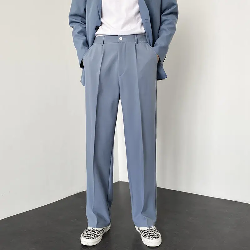 

Tailoring Male Trousers Long Baggy Polyester Cotton Streetwear New in Xxxl Spandex Low Price Stylish Classic Men's Casual Pants