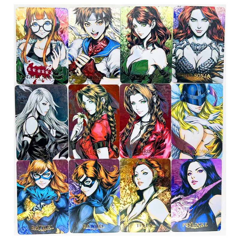 54pcs/set ACG Sexy No.2 Beauty Demon Slayer Kimetsu No Yaiba Laser Technology Toys Hobby Collectibles Collection Anime Cards