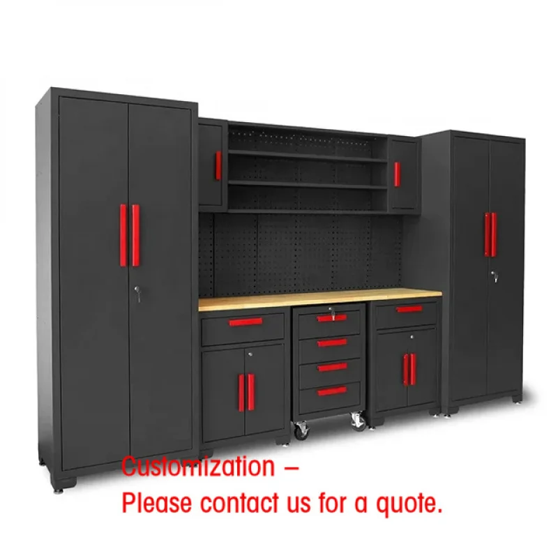 custom.Workshop Metal Heavy Duty Steel Garage Cabinets Storage System