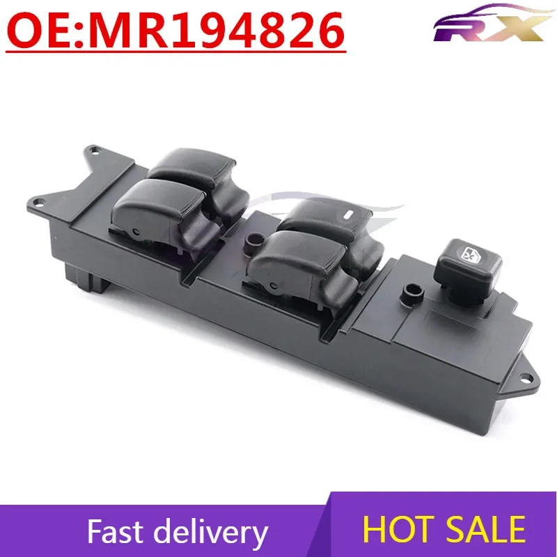 

NEW:MR194826 Left Front Power Window Master Control Switch For Mitsubishi pajero