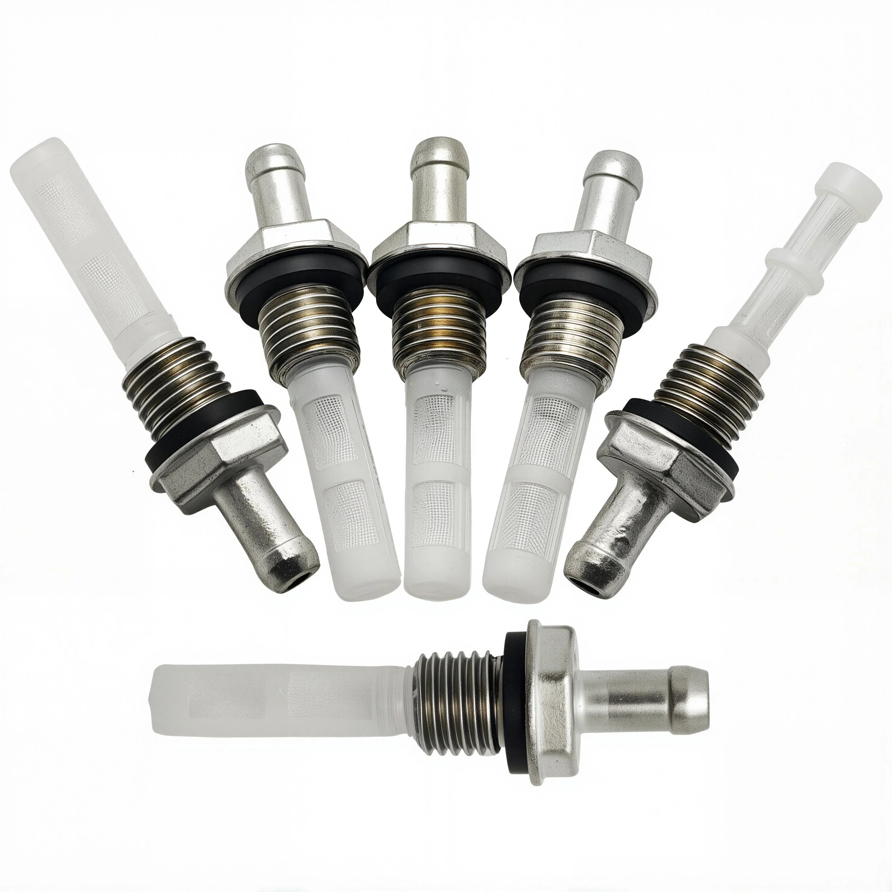 6pcs Fuel Tank Joint Filter For HONDA GX390 GX340 GX270 GX200 GX240 168F 172F 188F 4-Stroke Engine Motor Parts