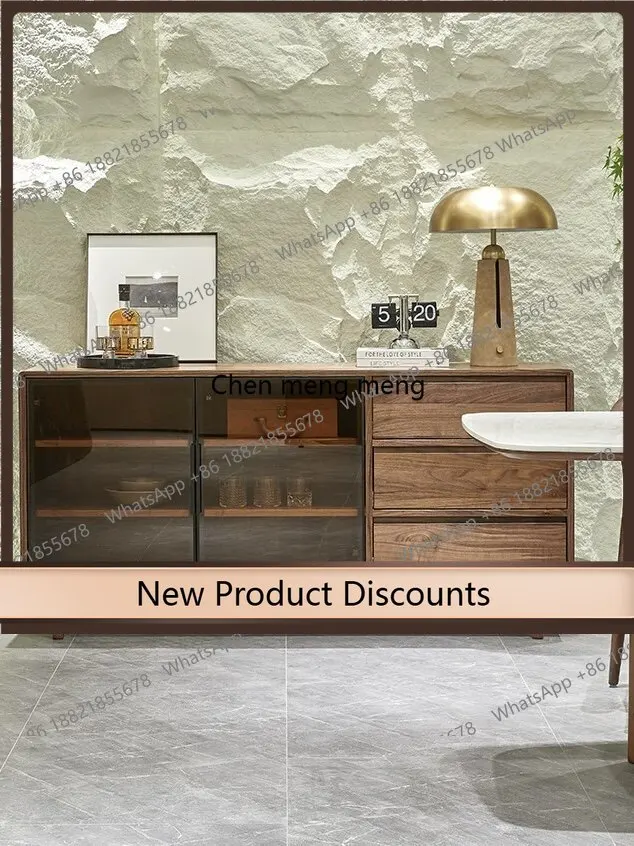 

z10New Chinese solid wood dining edge, living room storage retro style storage, simple entrance cabinet