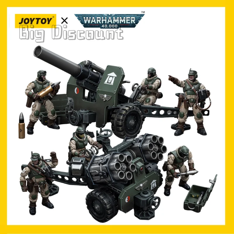 [IN STOCK] JOYTOY Warhammer 40K 1/18 Action Figure Astra Militarum Malleus Rocket Launcher Anime Model Toy Gift Free Shipping