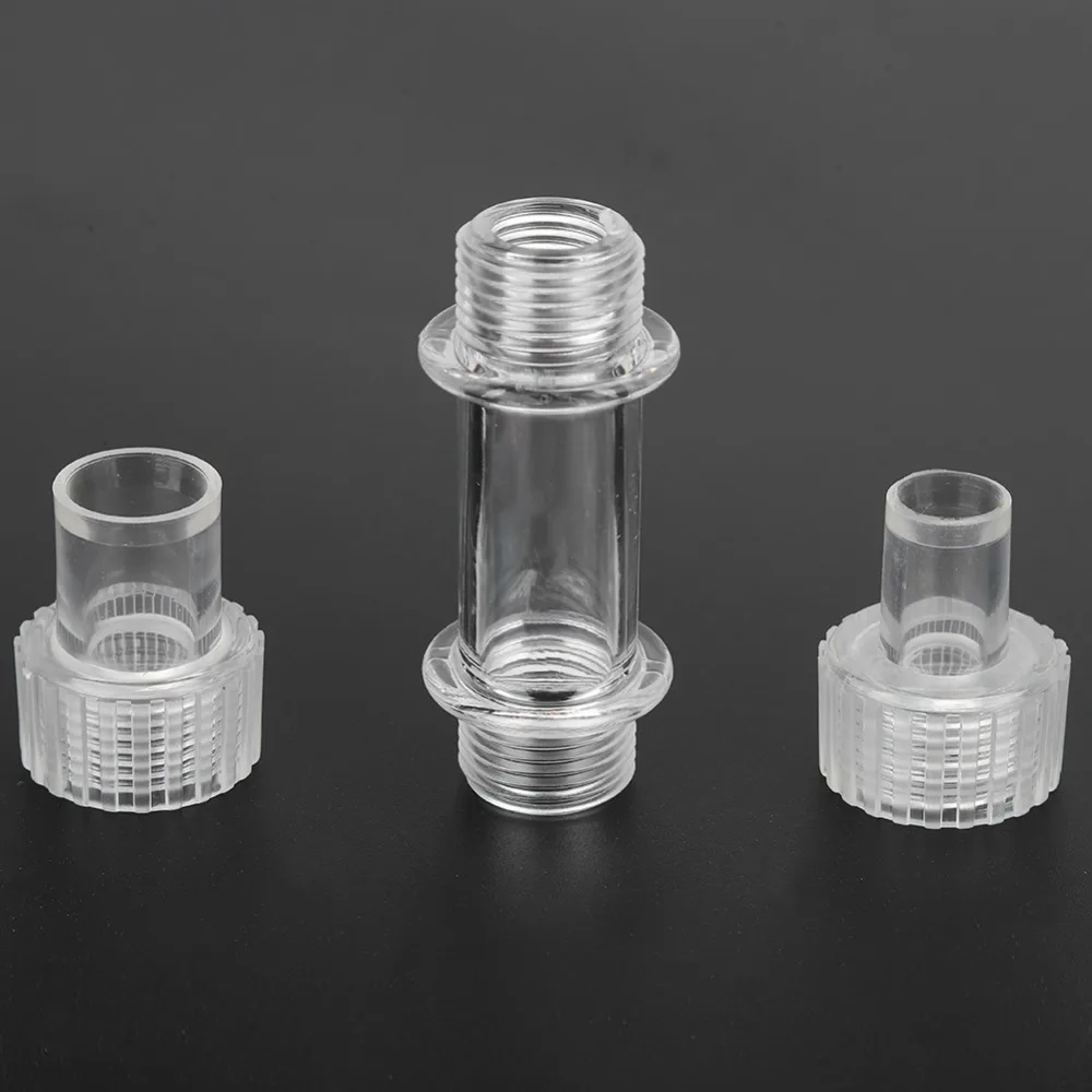 Acrylic Acrylic Water Pipe Reducing Adapter Spring Steel Buckles Reducing Diameter Tube Convert Sturdy Hose Connector