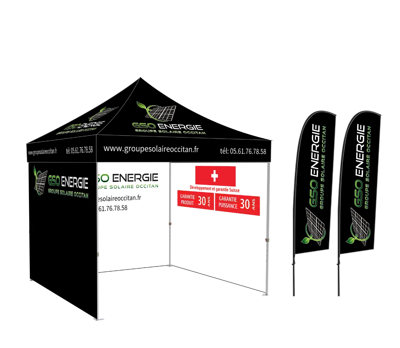 【Wholesale Price】Maxcanopy Aluminum Tent With Logo Trade Show Promotion 3x3 Marquee Vendor Pop Up Advertising Custom Print 10x10