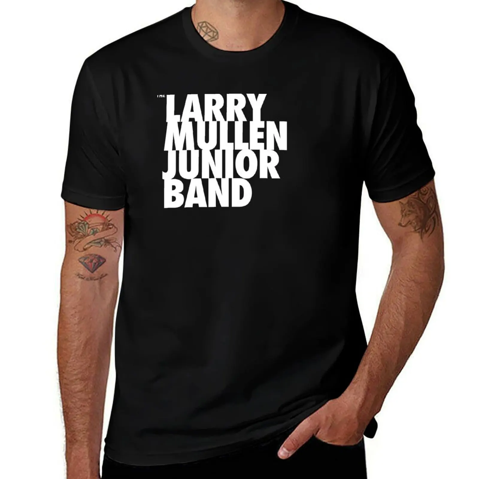 The Larry Mullen Jr. Band T-Shirt men t shirt cotton 100% T-Shirt