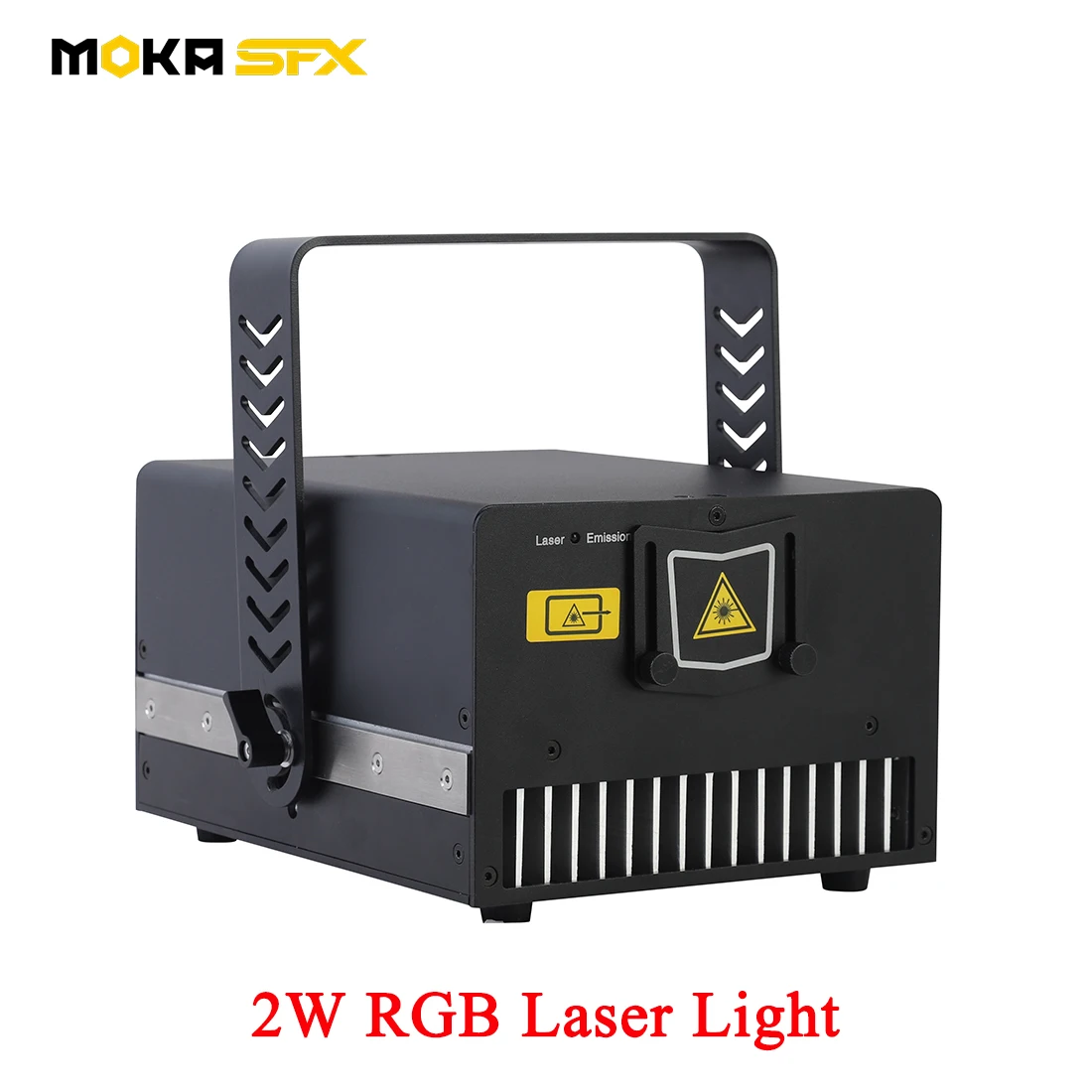 MOKA SFX 2W RGB Laser Projector 25K Analog Modulate Disco Laser Light for Parties KTV Qingba Beam Effect Show Equipment Aluminum