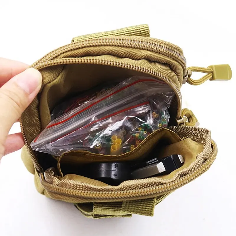 Outdoor Sports Camping Tactical Wallet Male 5.5/6 Inch Waterproof Mobile Phone Bag Wearing a Belt Running Bag.