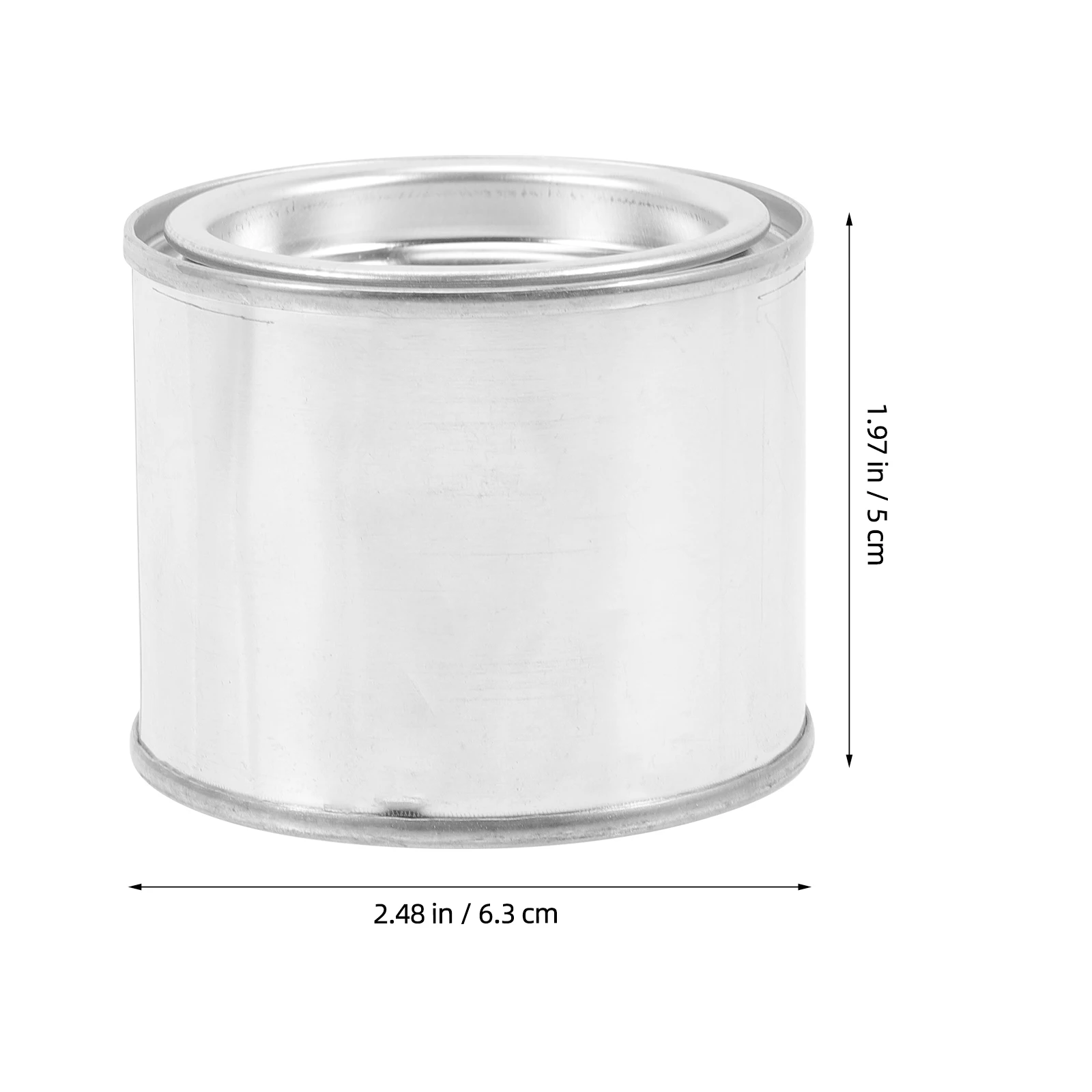 10 個 0 1L 金属ペイント缶保存容器再利用可能な空の顔料キャニスターラウンド密封されたバケツの保管