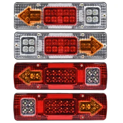 19LED Rear Truck Tail Light Bar For Trailer Caracan Boat Pickup RV Camper UTV UTE Vans Turn Signal Reverse Running Lamp12V 24V