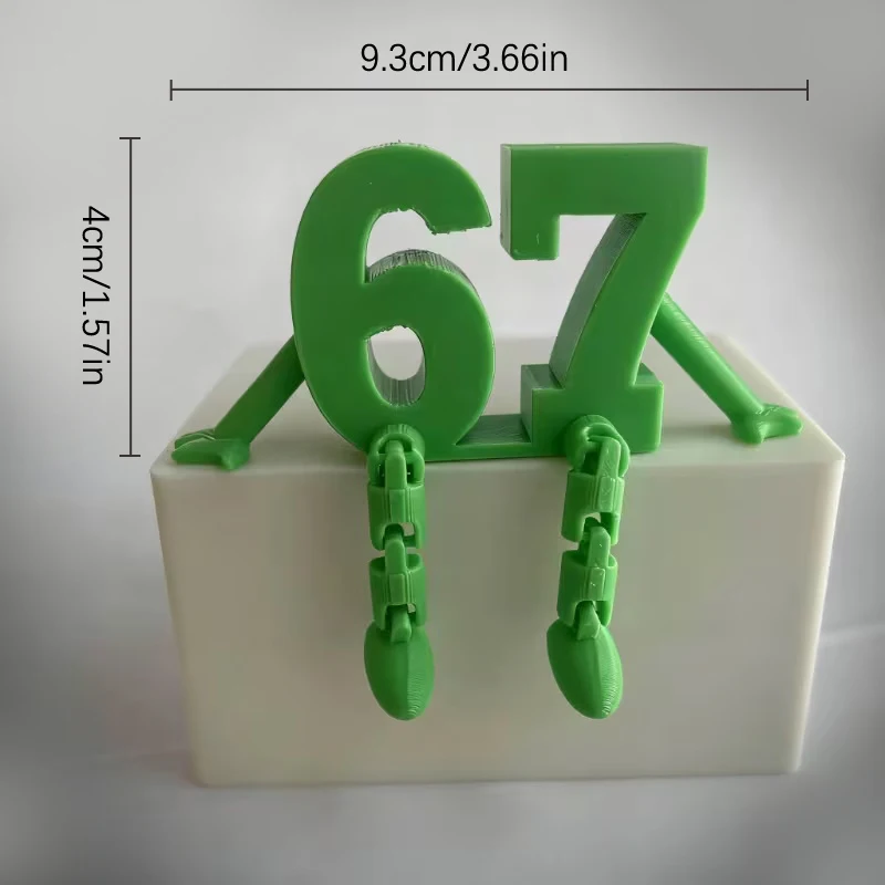 67-Character Poseable Figure - Posable Action Doll, Relief Fidget Toy for Display Desk Office Home Decor