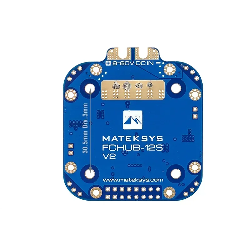 MATEKSYS MATEK PDB FCHUB-12S V2 5V & 12V Output 440A Current Sensor 3-12S LIPO