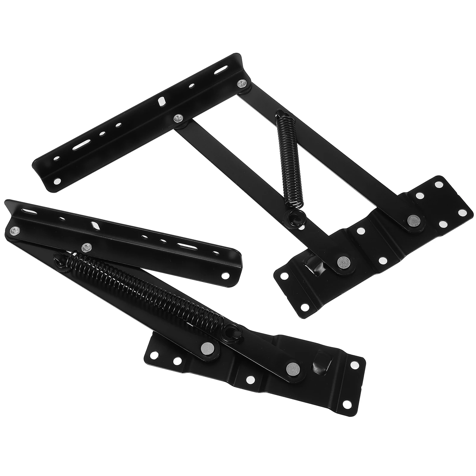 

2 pcs Desk Lift Hydraulic Hinge Accessories Table Extension Cold Rolled Steel Folding Hinges Furniture Lift Mechanism