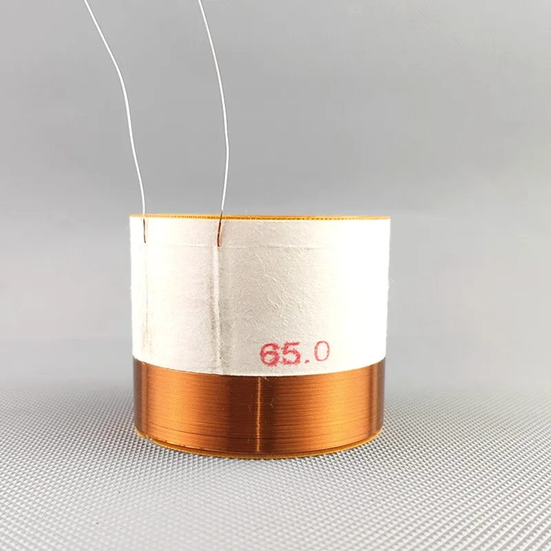 65mm dual-coil bass cone, 65 cores, fiberglass frame, 8 ohms