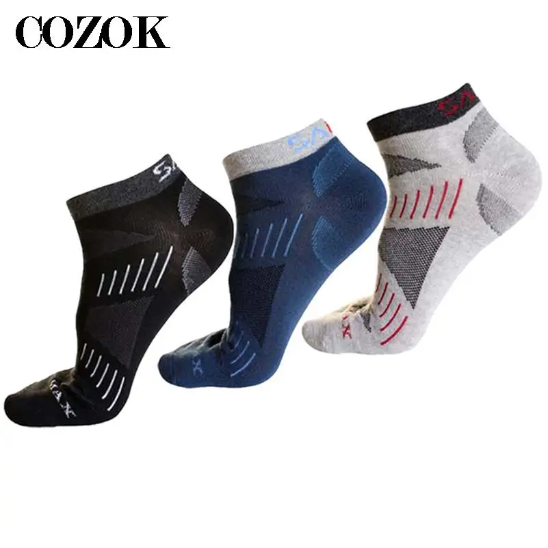 (3Pairs/Lot) Outdoor Socks Men Thin Quick Drying Breathable 78%Cotton Sport Socks Mens Male Casual Summer Autumn Short Tube Sock