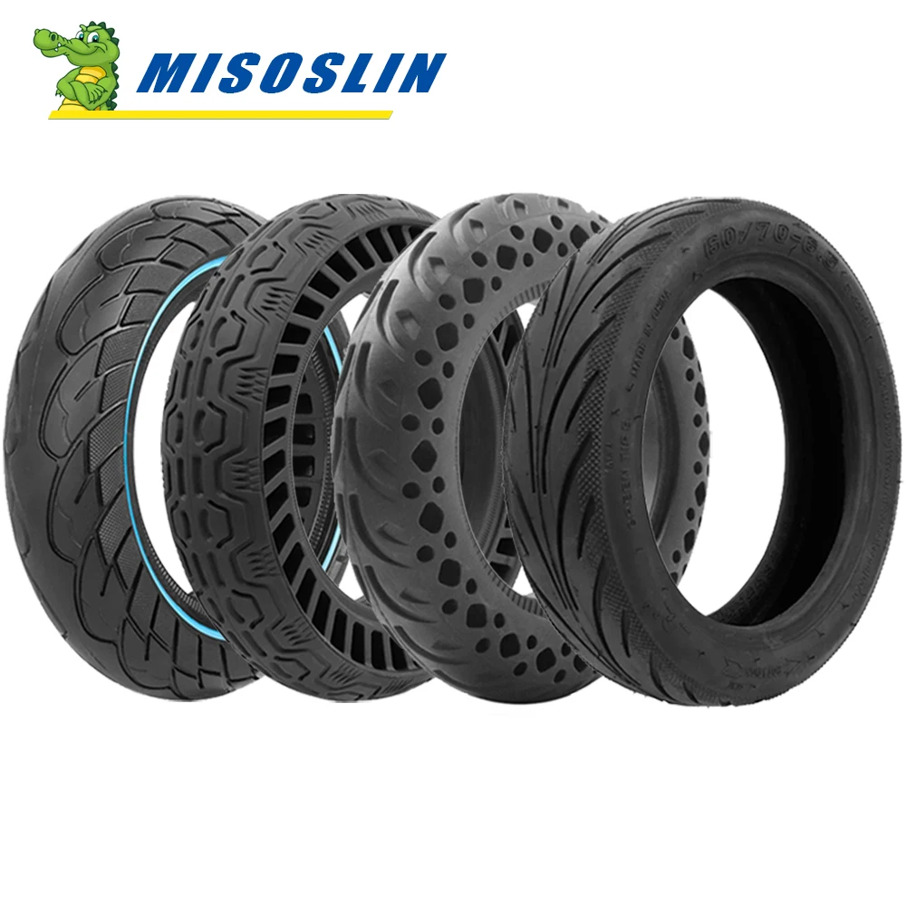 Scooter Tires for Segway Ninebot MAX G30 Electric Kickscooter 10 Inch 60/70-6.5 Tyre Rubber Front Wheel Rear Tire Accessories