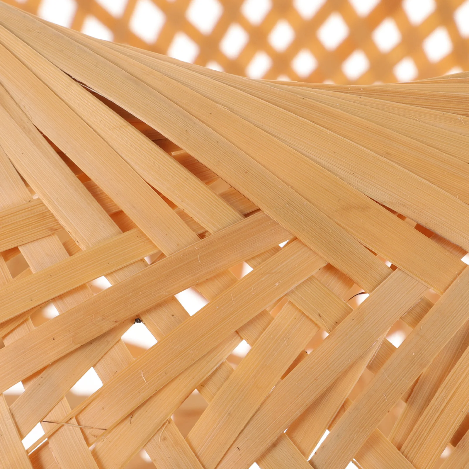 

Bamboo Lampshade Classic Woven Design Hanging Lamp Cover Lamp Shade Replacement for Pendant Ceiling Chandelier