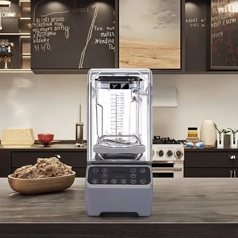 2026 New Heavy-duty Commercial Mixer 2200W Powerful Multifunctional Electric Beverage Machine 5 + Speed 6 Blades ABS