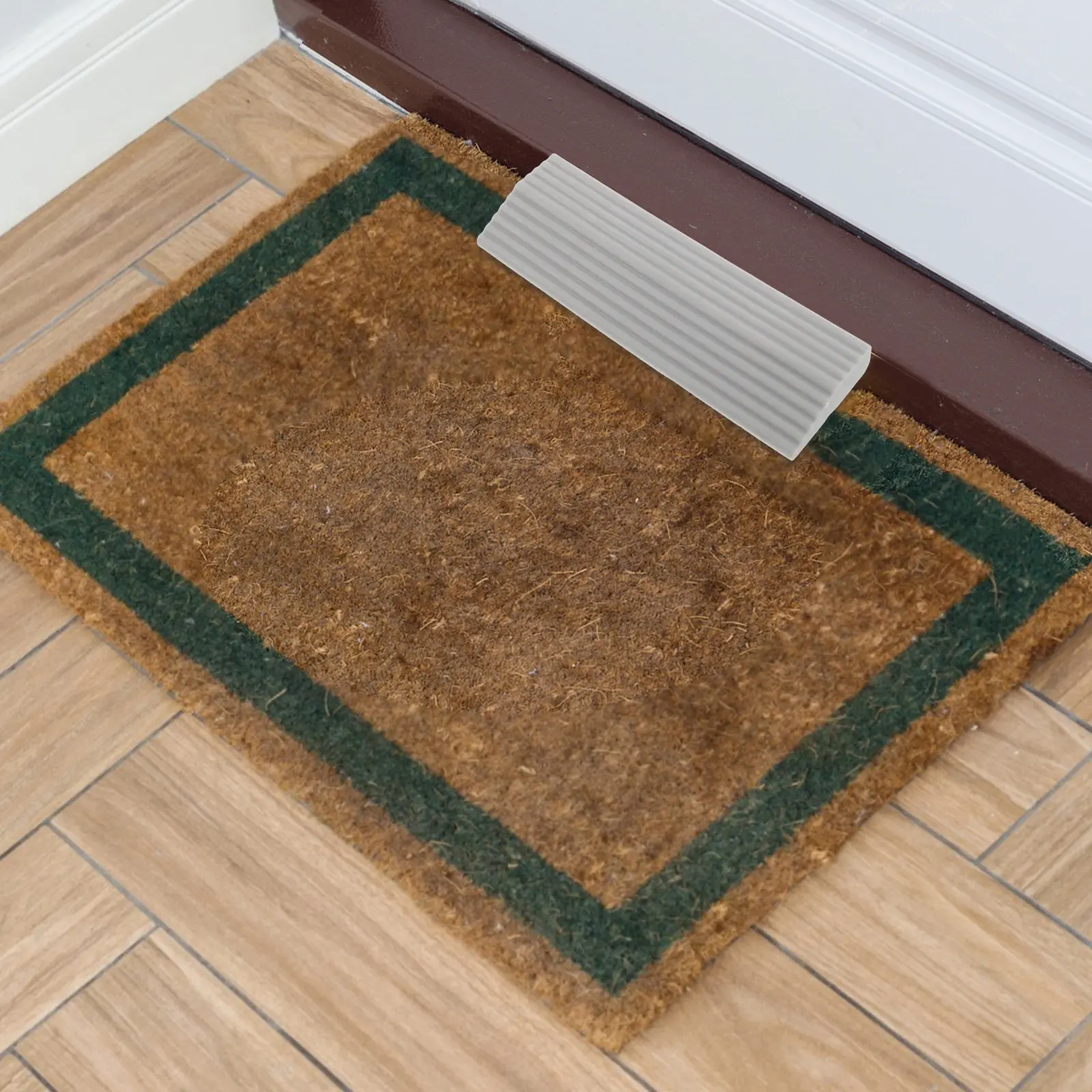 Heavy Duty Rubber Threshold Ramp for Robot Vacuum Cleaner Non-Slip Climbing Mat Smooth Floor Transition Doorway Ramp Accessory