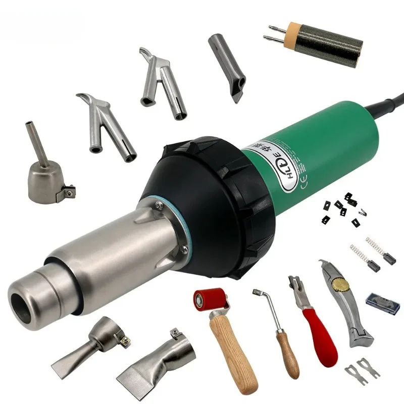HLTE 230V 2000W Plastic Welding Gun Hot Air Torch Heat Gun Welder for PVC Vinyl Floor, PP, PE Water Tank Geomembrane