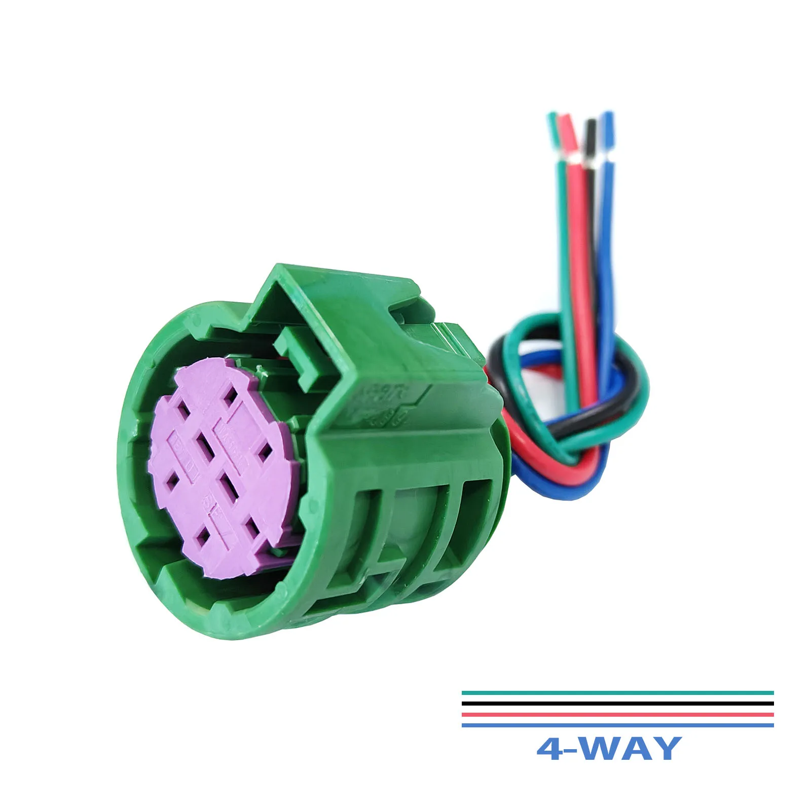 For Fiat 500 Abarth 595 2007 - 2025 Front DRL Day Time Running Light Lamp Connector Repair Kit Plug Harness Loom 4WAY 8PIN 2023