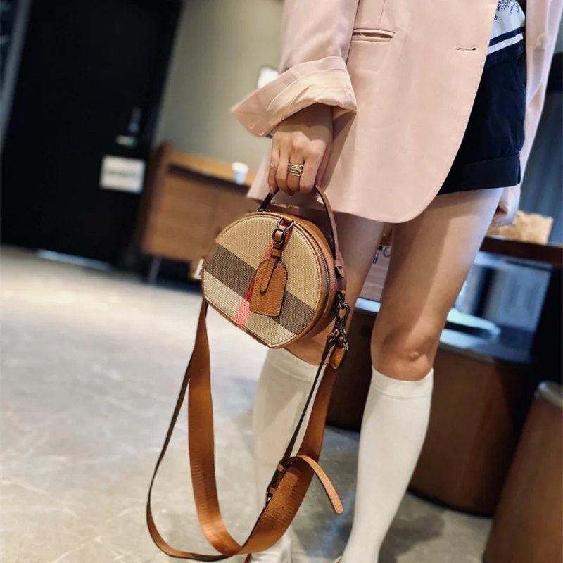 Borsa a tracolla Casual in vera pelle per donna 2023 borsa a tracolla di tendenza del marchio di moda piccola borsa di lusso da donna nuova