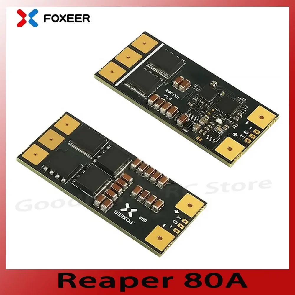 

Foxeer Reaper 80a f4 128k bl32 4-8s одиночный esc dshot150/300/Multishot/Oneshot для RC Fpv гоночного дрона