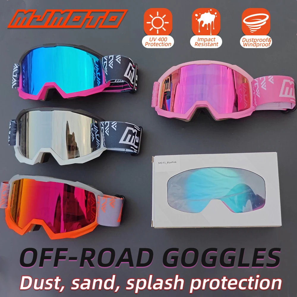 

Ultra HD Motocross Glasses Anti-UV Dirt Bike Motorcycle Enduro Sunglasses Skiing Goggles Off-Road Goggle Helmets Mask Protection