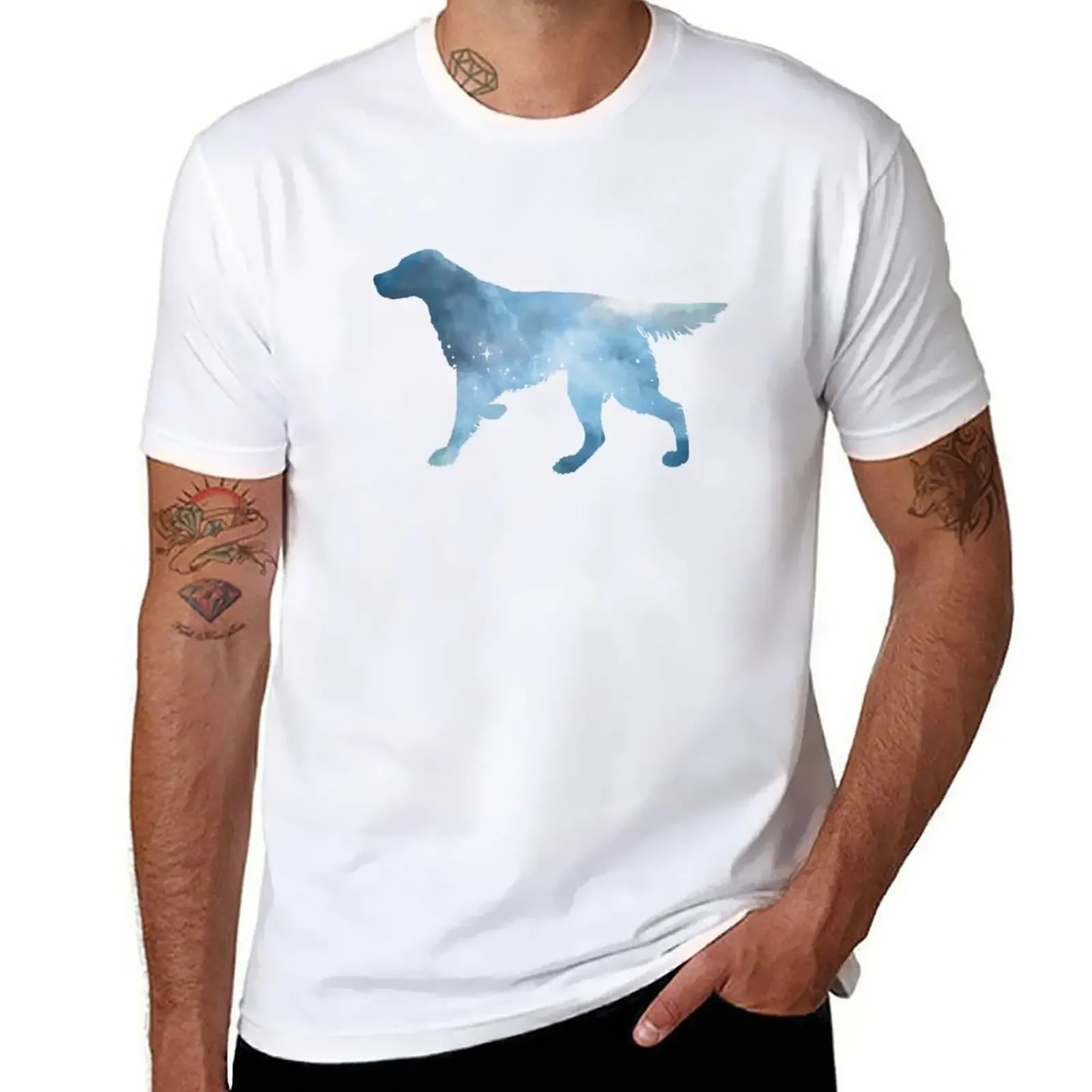 

Setter Silhouette T-Shirt graphics funnys mens clothes