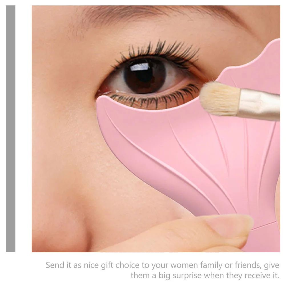 

2Pcs Eye Makeup Aid Silicone Eyeliner Stencils Detachable Design Smooth Application Reusable Makeup Tools for Women