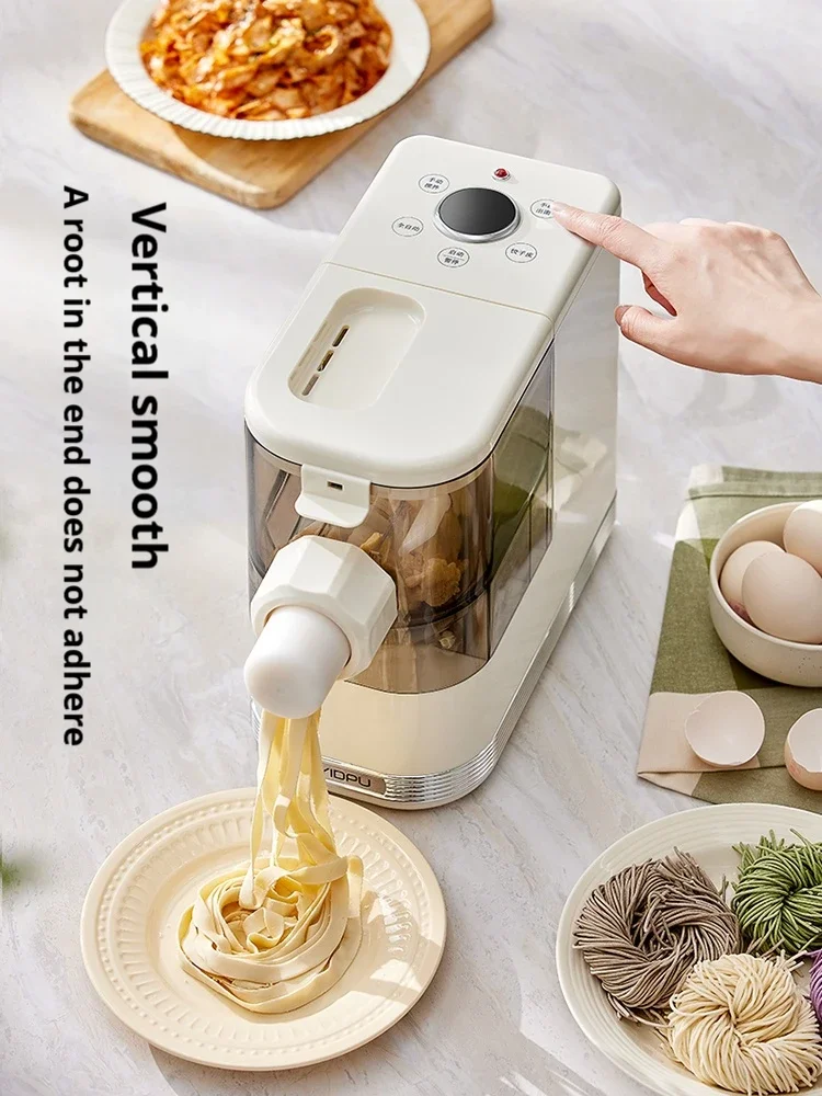 Small Size Dough Kneading and Rolling Machine,Automatic Noodle Maker, Multifunctional Home Use Electric Pasta Machine