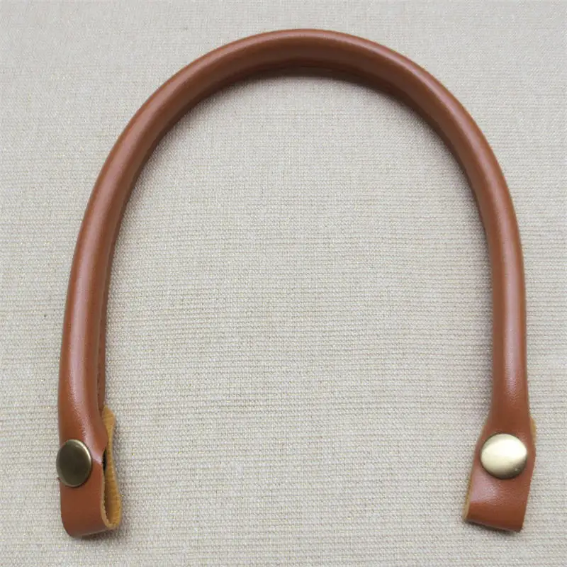 Alça de bolsa de substituição de couro pu, 1/2 peças, alça de bolsa feminina, bolsa de ombro, cinto, cor sólida, alças de fecho para acessórios de bolsas