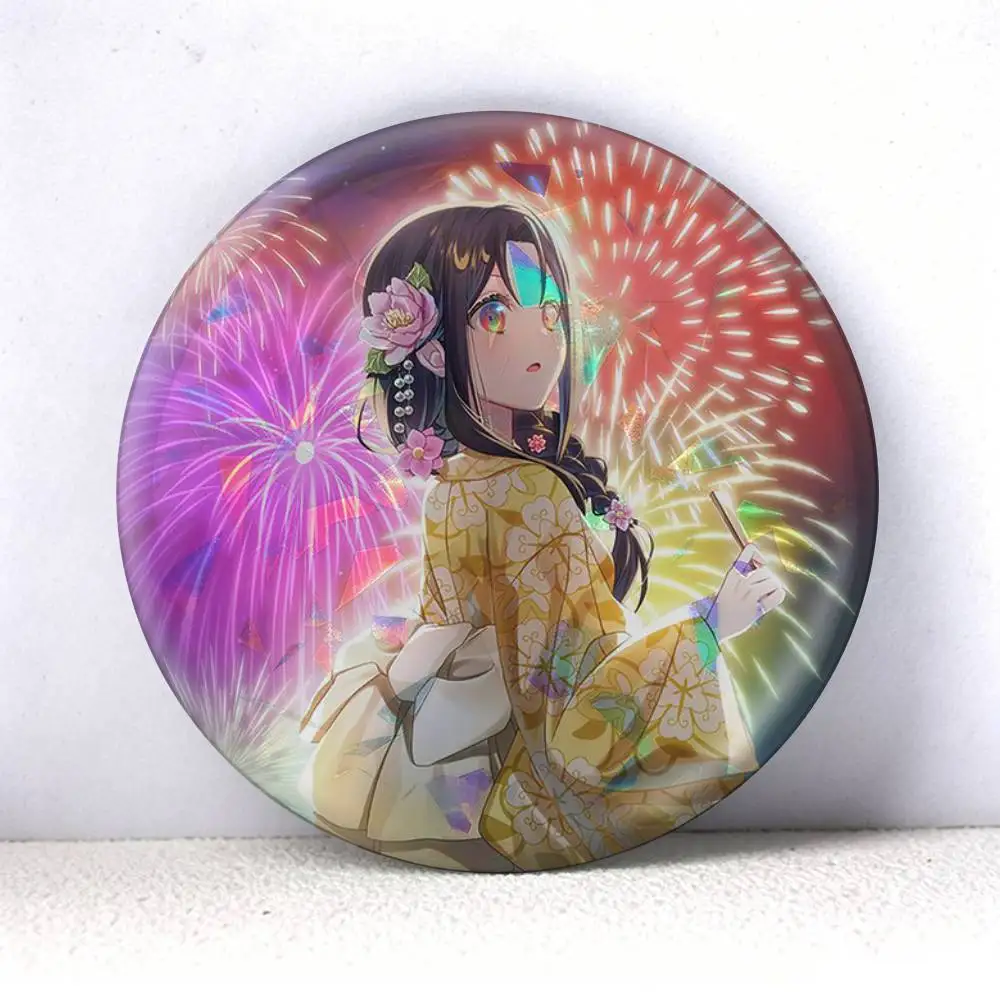 Though I Am an Inept Villainess   75mm 44mm 25mm Accessories Toys Badge Brooch Backpack Hat Pins