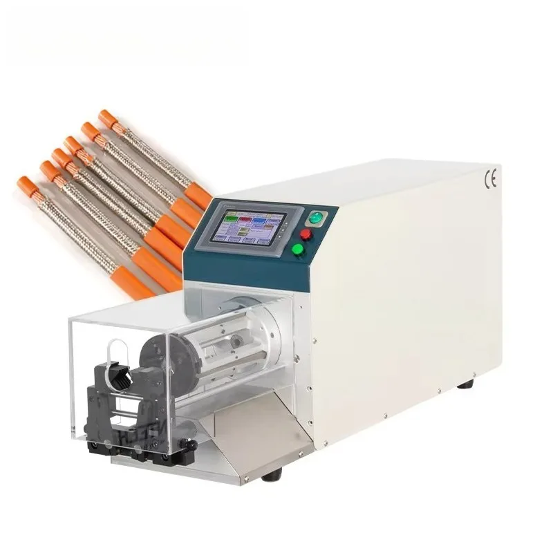 EW-0640 Semi-Automatic Coaxial Cable Stripper Machine 2-23mm Coaxial Wire Stripping Equipment for Cable Manufacturing