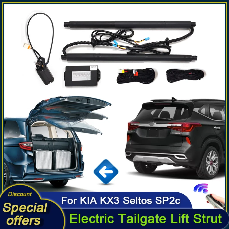 For KIA KX3 Seltos SP2c 2018~2024 Car Electric Tailgate Tail Gate Strut Vehicle Power Rear Door Lift System Kit for Trunk