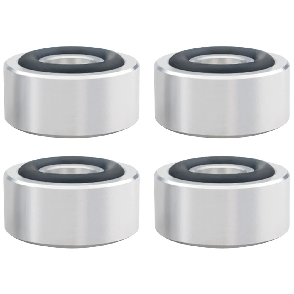 4 Pcs Aluminum Alloy Speaker Shock Absorber Feet Subwoofer Wire Turntable Isolation Pad for